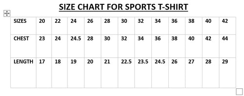 Shirt Size Chart