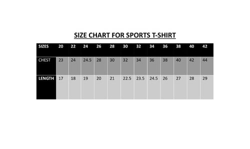 Shirt Size Chart