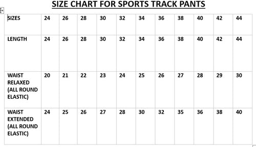 Pant Size Chart