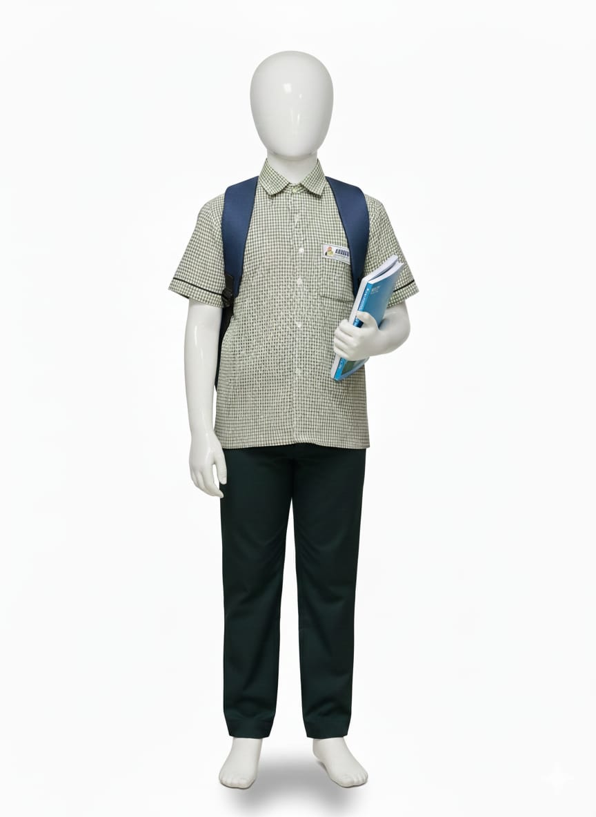 Adhira Int School-Full Pant boys (Length Wise)